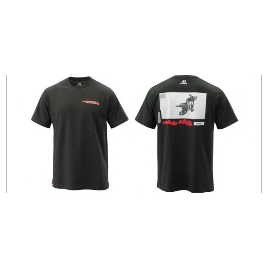Camiseta GasGas Casual Vamos Gás Preta